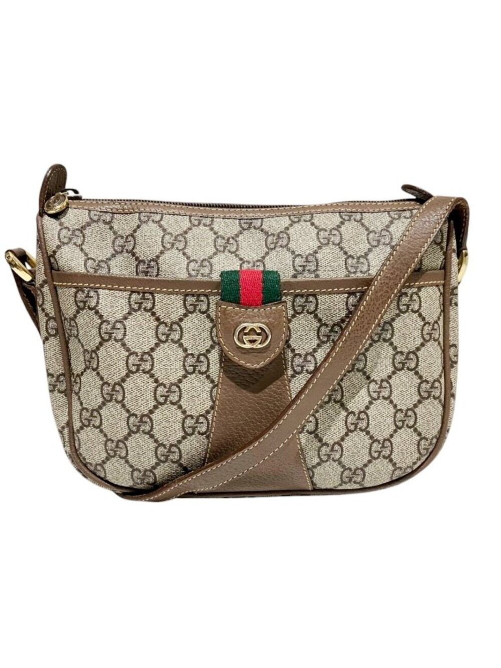 Gucci Sherry Line Shoulder Bag Leather